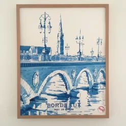 Affiche Bordeaux Le Pont De Pierre - B&C