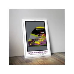 Affiche Casque Lewis Hamilton 2023 - Formule-A