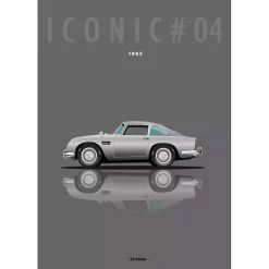 Affiche De L'Aston Martin DB5 - Cirebox