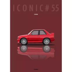 Affiche De La BMW M3 E30 - Cirebox