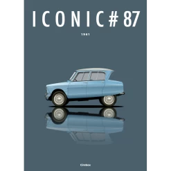 Affiche De La Citroën Ami 6 - 1961 - Cirebox