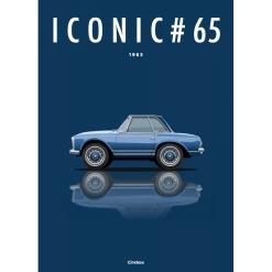 Affiche De La Mercedes Pagode - 1963 - Cirebox