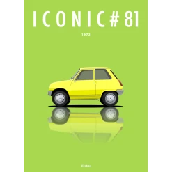 Affiche De La Renault 5 R5 - 1972 - Cirebox