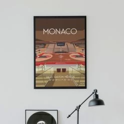 Affiche De La Salle Gaston Médecin De Monaco - Wall Of Fame