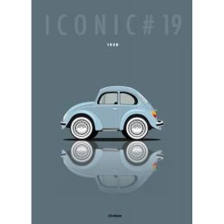 Affiche De La Volkswagen Coccinelle - 1938 - Cirebox