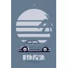 Affiche De La Volkswagen Coccinelle - En Double File