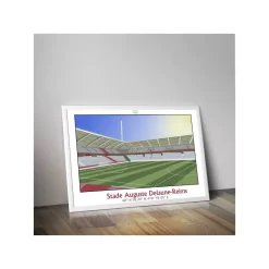 Affiche Du Stade Auguste Delaune De Reims - Panenka