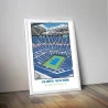 Affiche Du Stade De L'US Open New York - Trente A
