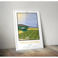 Affiche Du Stade De La Beaujoire Du FC Nantes - Panenka