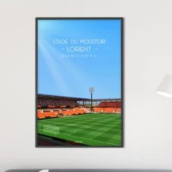 Affiche Du Stade Du Moustoir Lorient - Wall Of Fame