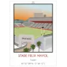 Affiche Du Stade Félix Mayol - Chistera