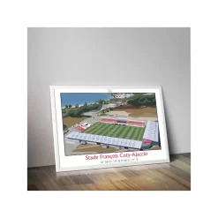 Affiche Du Stade François Coty D'Ajaccio - Panenka
