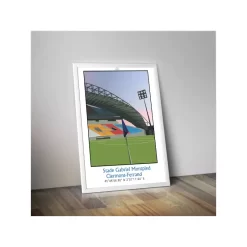 Affiche Du Stade Gabriel Montpied De Clermont-Ferrand - Panenka
