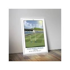 Affiche Du Stade Marcel Michelin Clermont - Chistera