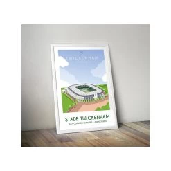 Affiche Du Twickenham Stadium De Londres - Chistera