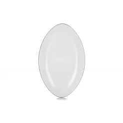 Assiette Ovale Plate En Céramique Equinoxe 35cm - Revol