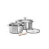 Batterie De 3 Casseroles Amovible Alchimy Loqy - De Buyer