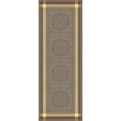 Chemin De Table Antitache Jacquard 100% Coton Fontainebleau - Garnier-Thiebaut