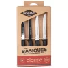 Coffret De 4 Couteaux à Steak - Polypro Noir - Nogent 3 Etoiles