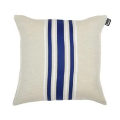 Coussin Carré En Coton Corda Metis Bleu Elec - Artiga