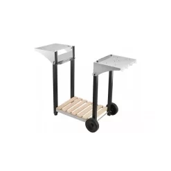 Desserte En Inox Et En Bois Pour Grande Plancha - Roller Grill
