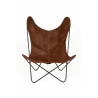 Fauteuil Butterfly Papillon AA En Cuir - Papillo