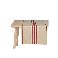 Jeté De Table Corda Métis BX Blanc - Artiga