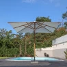 Parasol Professionnel Carré 3x3m SOLARIUS - MÉDICIS