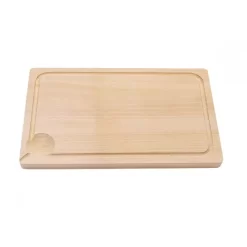 Planche Hêtre Avec Rigole à Jus 30x45 Roger Orfèvre