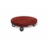 Roule Plante En Bois Rond Rouge 30 Cm - Louis Moulin