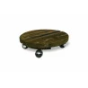Roule Plante En Bois Rond Vert 30 Cm - Louis Moulin