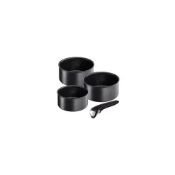 Set De 3 Casseroles 16, 18 Et 20 Cm Avec Poignée - Ingenio Eco Resist - Tefal