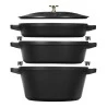 Set De Cocotte En Fonte 24 Cm - Staub