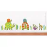 Sticker Famille Tortues Série-Golo