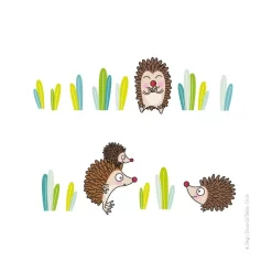 Sticker Hérissons Série-Golo