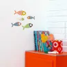 Sticker Petits Poissons 2 Série-Golo