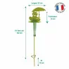 Support Pluviomètre à Piquer "grenouille" Vert Anis Louis Moulin – Image 3