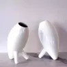 Vase En Porcelaine Blanche Design Fétichiste - Extranorm